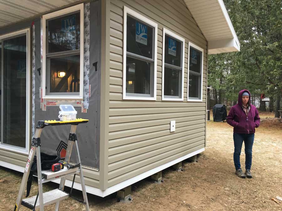 Finished home addition by JKS Contracting